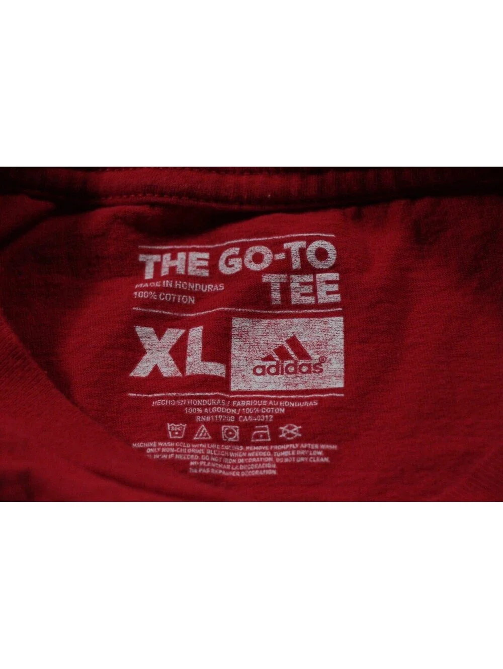 University of Nebraska Lincoln Cornhuskers T-Shirt adidas XL Red Huskers Shirt
